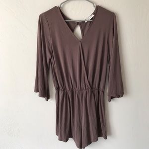 Honey Punch Modal Knit Romper Large